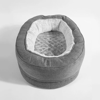 Four Seasons Oval Pet Bed with Memory Foam