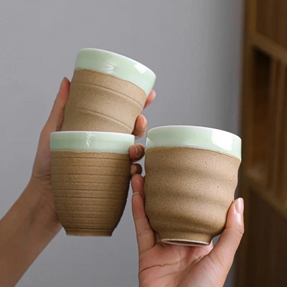 Handmade Retro Clay Ceramic Cup 250ML Or 300ML