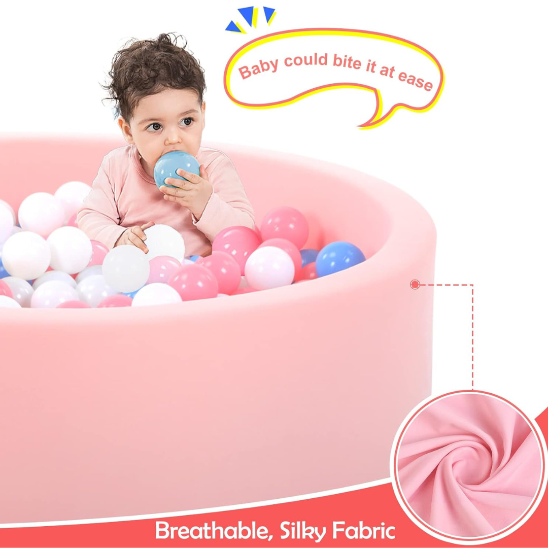 Premium Foam Toddler Ball Pit With 200 Ocean Balls