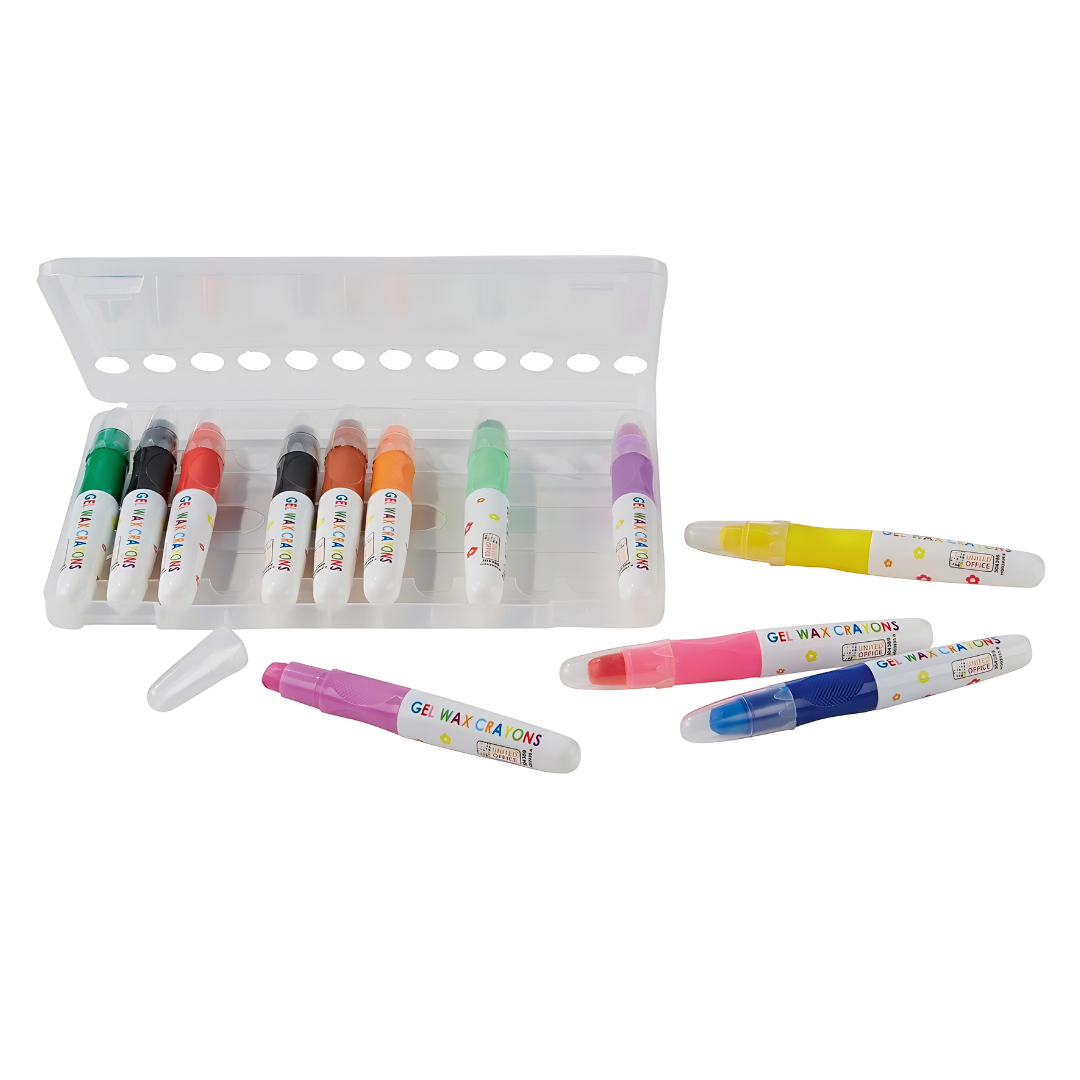 United Office Gel Crayons Or Gel Neon colors Set Of 12