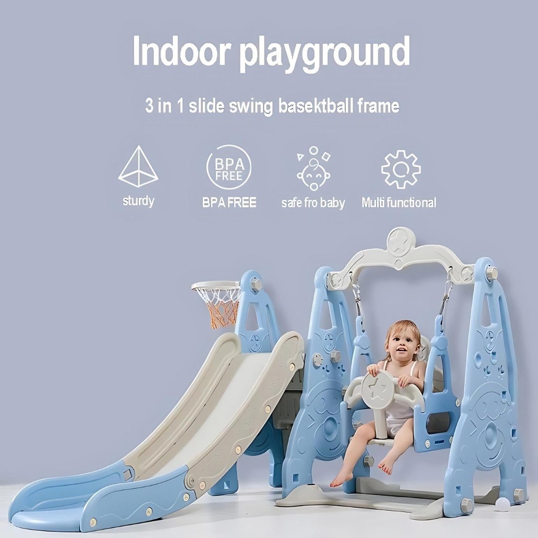 3 In 1 High-Quality Toddler Indoor Playground