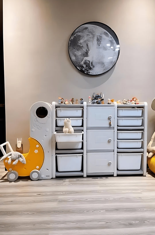 Baby Kids 3-laags speelgoedopberger met 10 opbergvakken