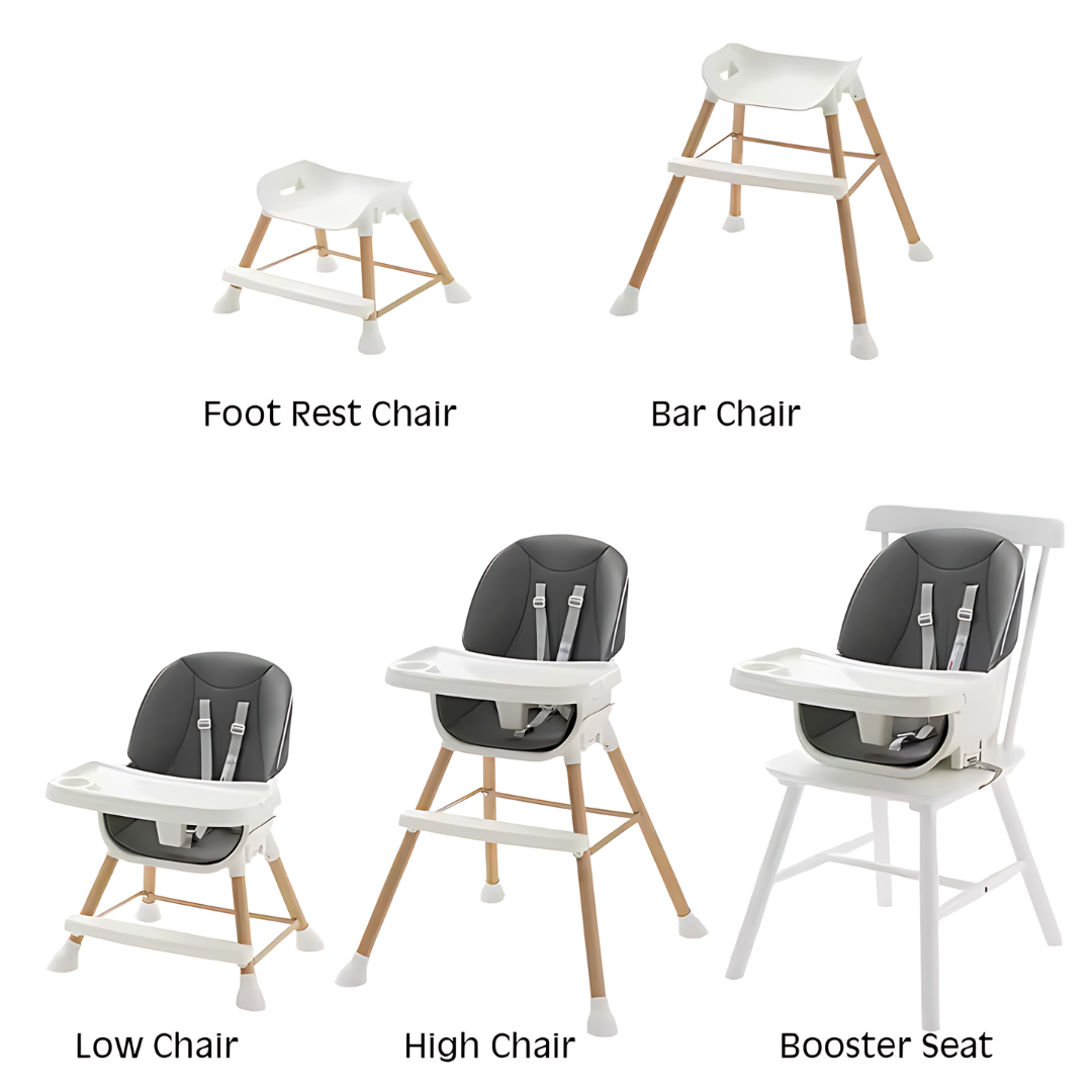 5 in 1 Children Feeding High Chair