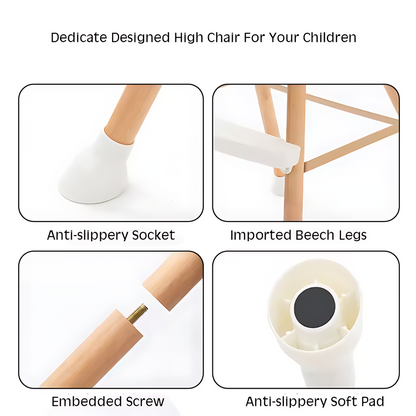 5 in 1 Children Feeding High Chair