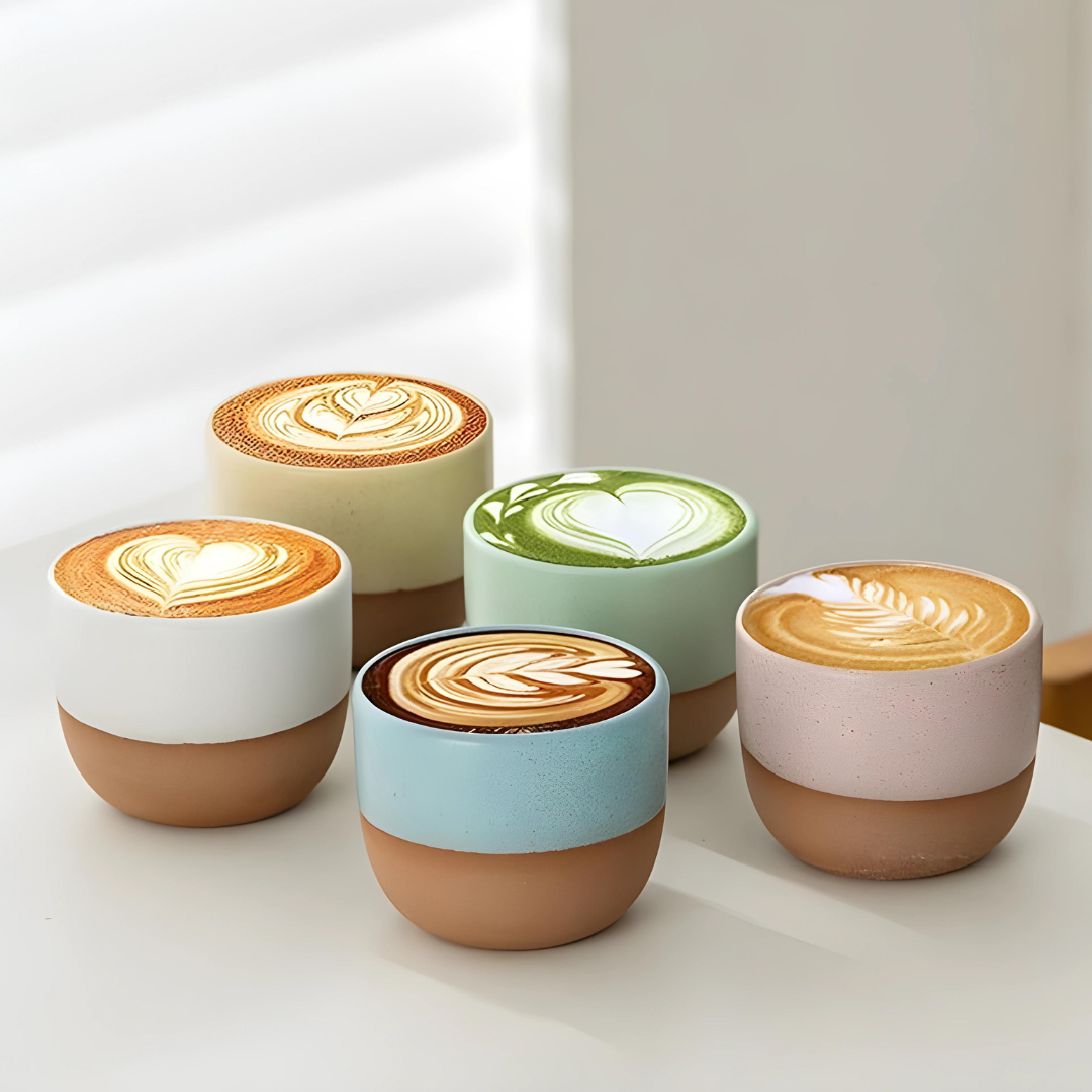 Unique Japanese Style Ceramic Coffee Cup 120ML