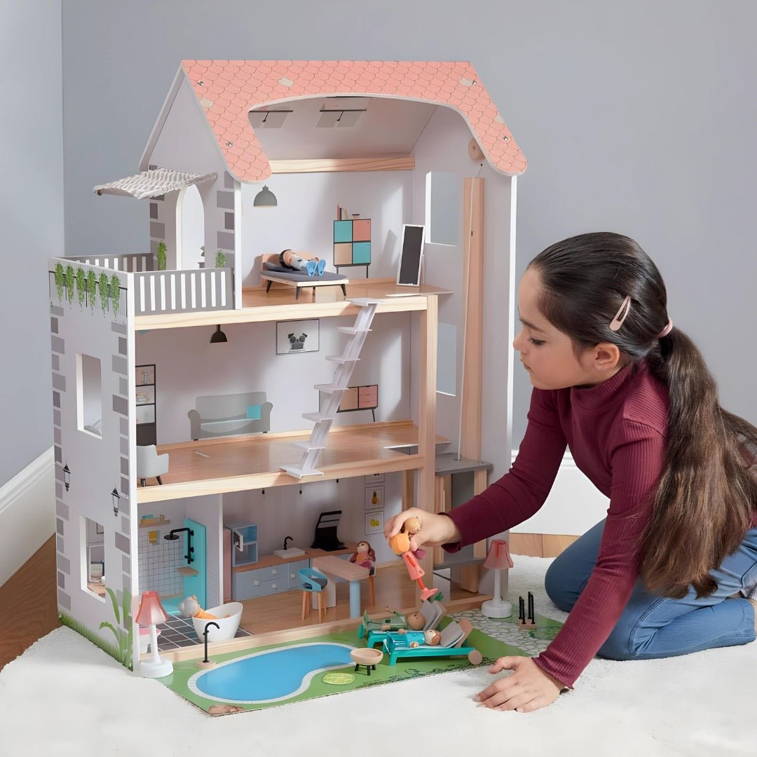 Playtive Wooden Dolls House 3 Years +