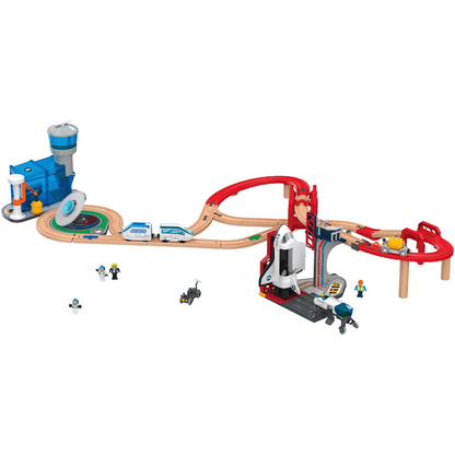 Playtive Space Station Railway Set 75 Pieces 4.2m