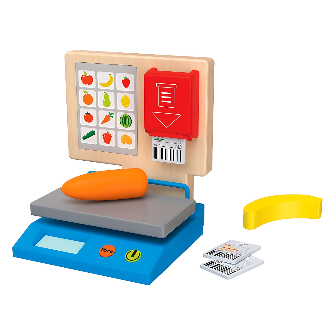 Playtive Wooden Kitchen Scale - European Household