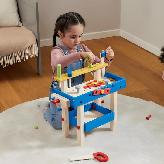 Playtive Wooden Work Bench - European Household