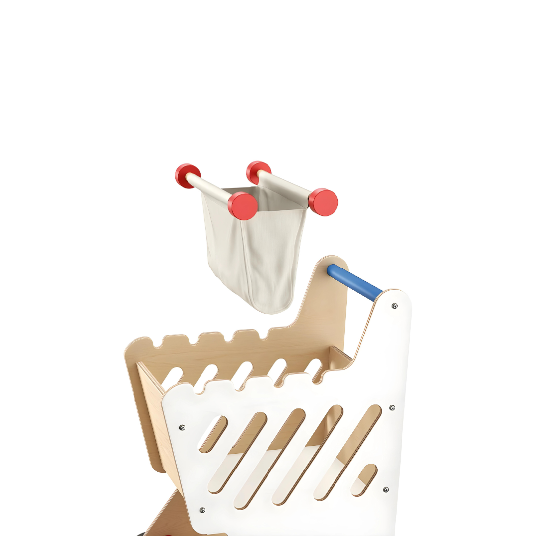 Playtive Wooden Shopping Trolley