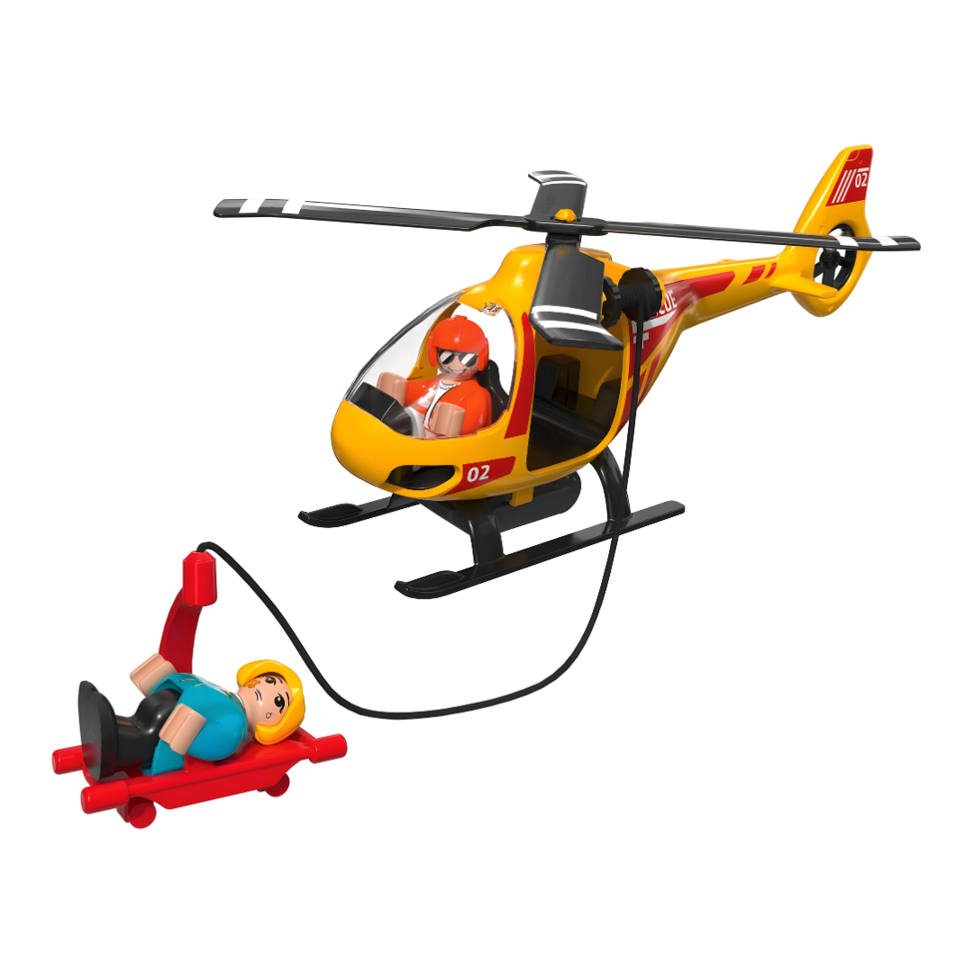 Playtive Rescue Helicopter 4 Pieces Set 3 Years +