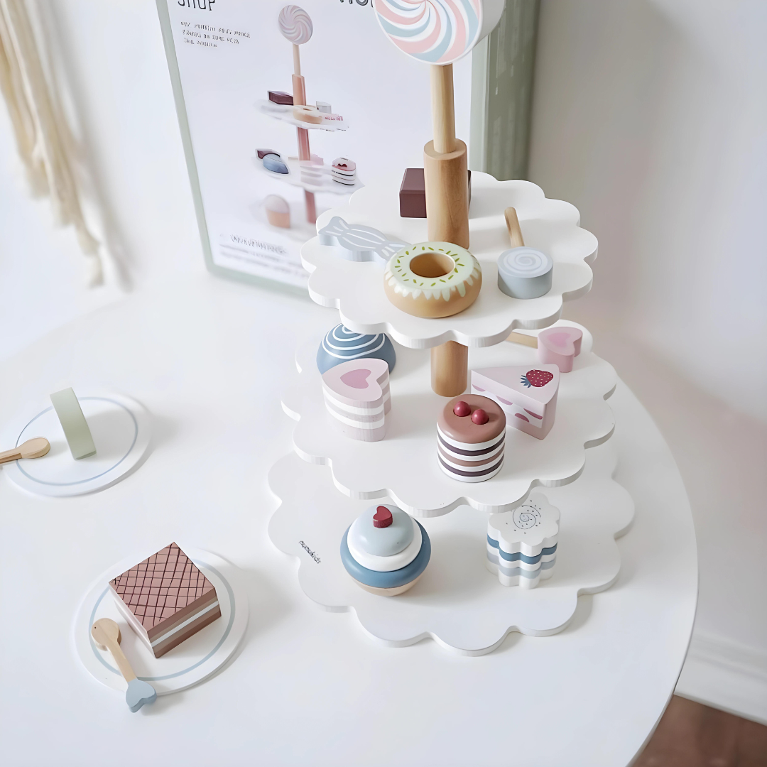 Montessori High quality Wooden Cake Pop Shop