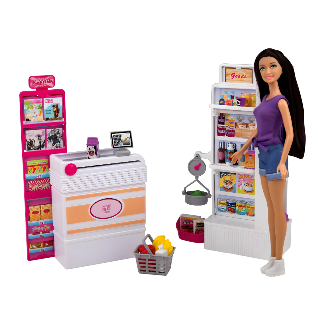 Playtive Fashion Doll Stella With Supermarket