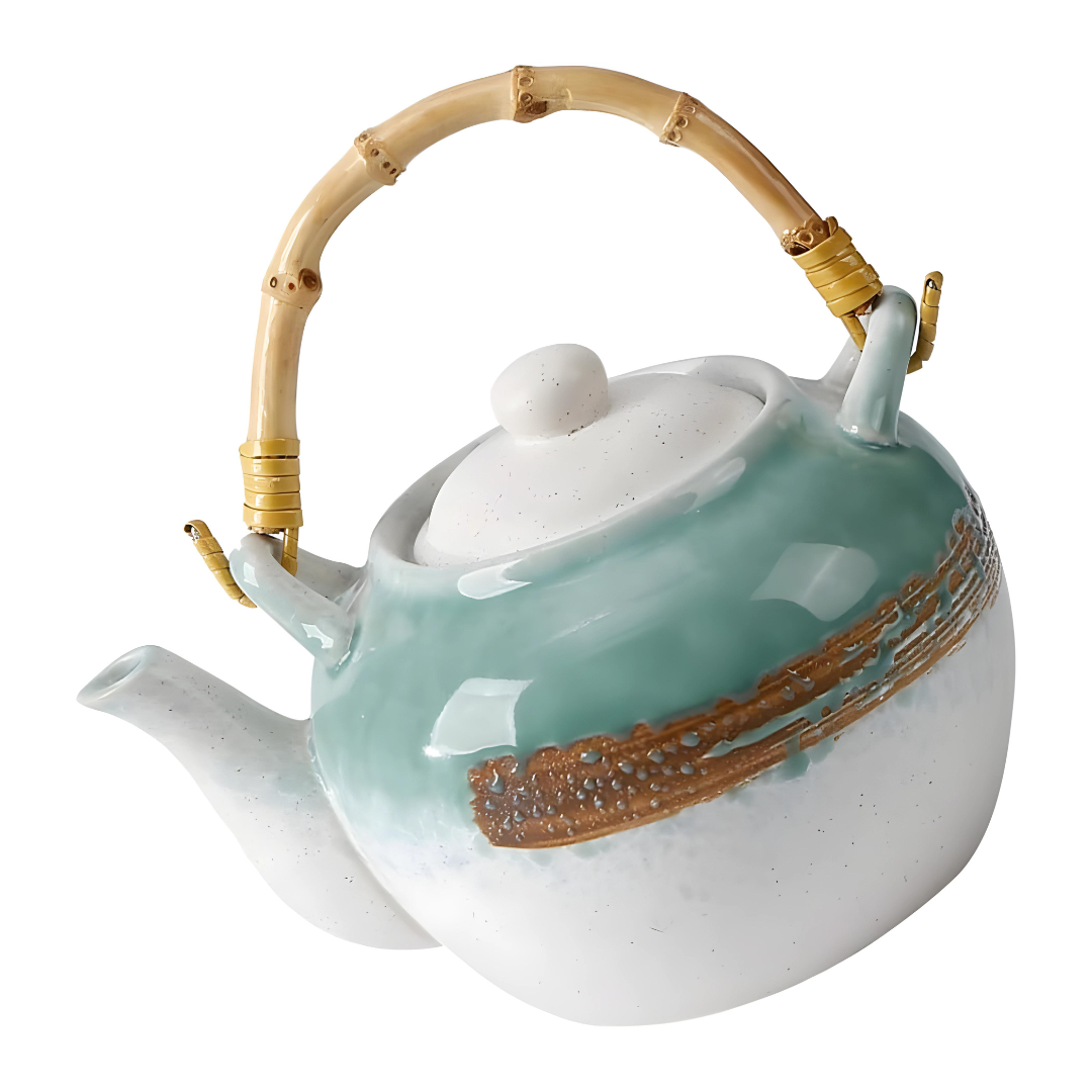 Ceramic Rustic Design Tea Pot Set 800ML