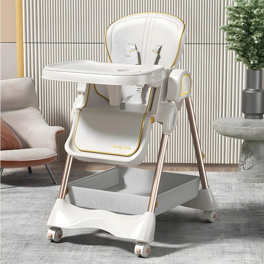High Chair & BPA-Free Feeding Set Bundle
