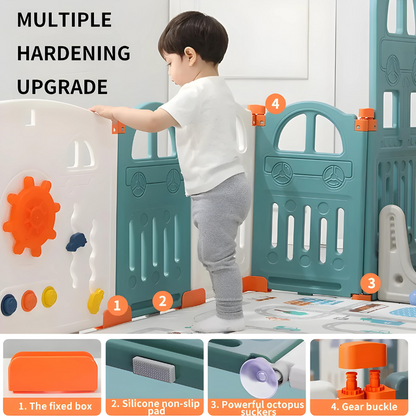 Foldable Baby Fence Set With Matching Toys 188 × 189 CM