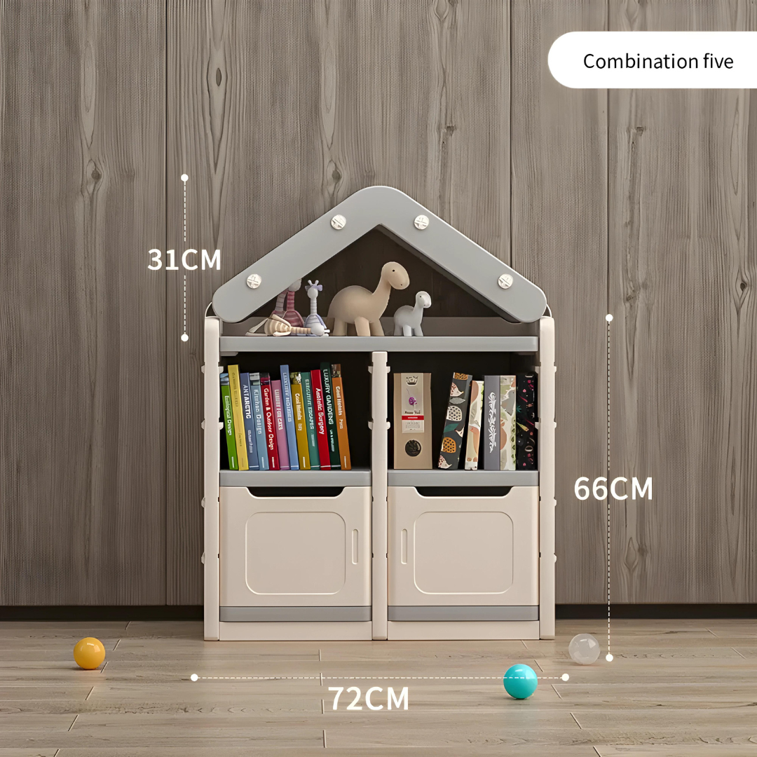 Premium HDPE Toy and Book Storage- Organize with Style And Durability