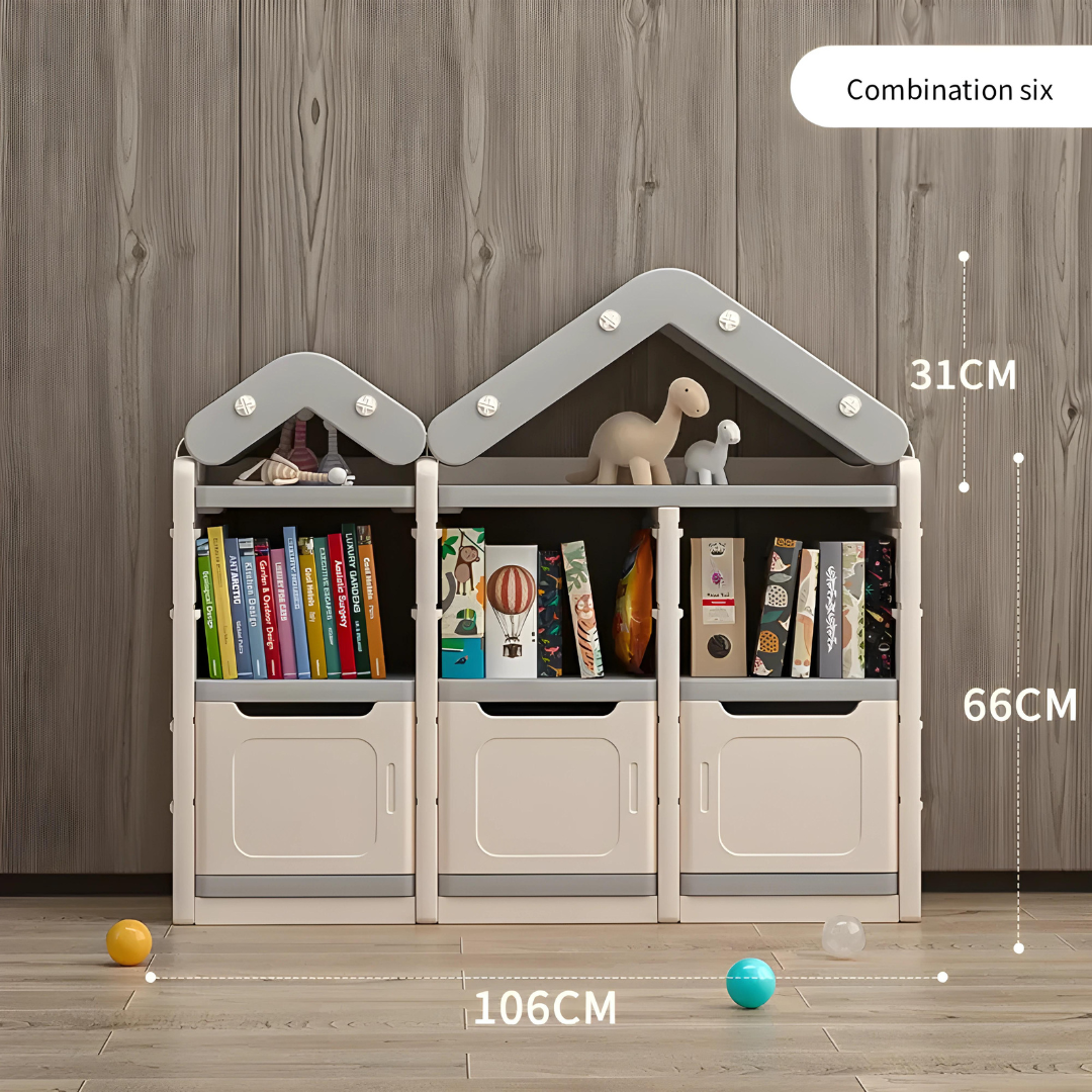 Premium HDPE Toy and Book Storage- Organize with Style And Durability