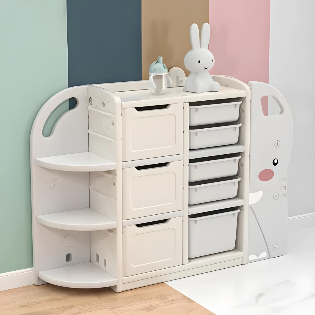 HDPE Elephant Design Large Capacity Baby & Kids Toy/Gadget Storage