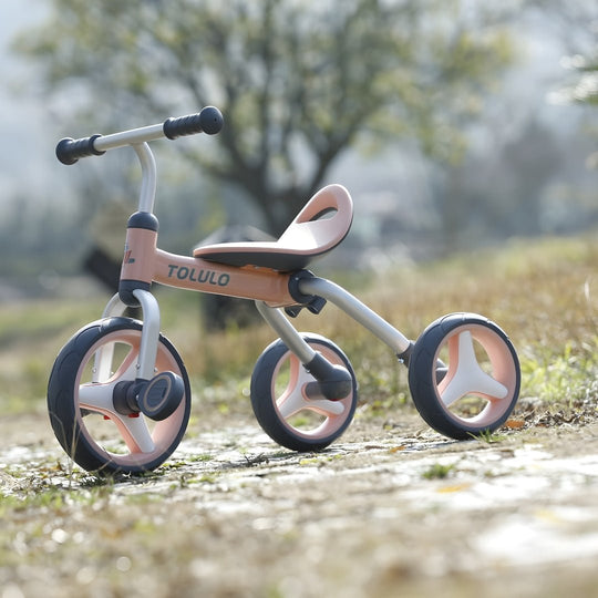 Multi-Functional 3-in-1 Kids Tricycle, Balance Bike, and Bike