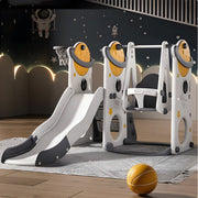 Space-Themed 3-in-1 Slide & Swing Set