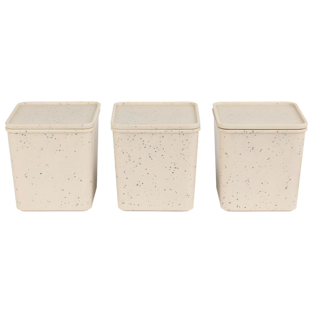 Ernesto Storage Container Set 3 Pieces ,Made From 79% Recycled Plastic