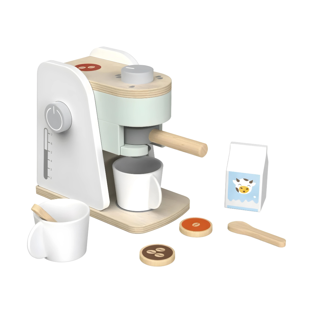 Playtive Wooden Kitchen Toaster Or Coffee Machine Set