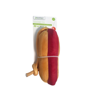 ZOOFARI Squeaky Dog Toy Avocado Or Hot-Dog