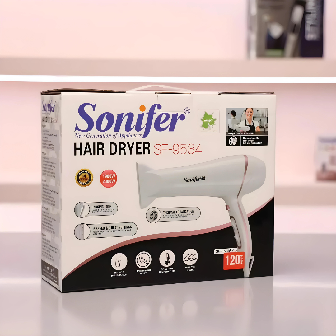 Hair dryer Sonifer SF 9534 White 2300w