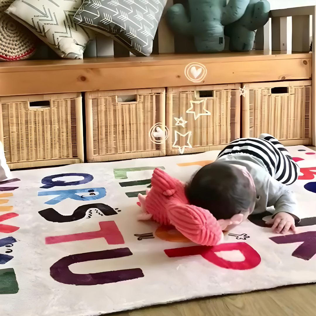 Colorful Letter Premium Play Rug 100 × 150 CM