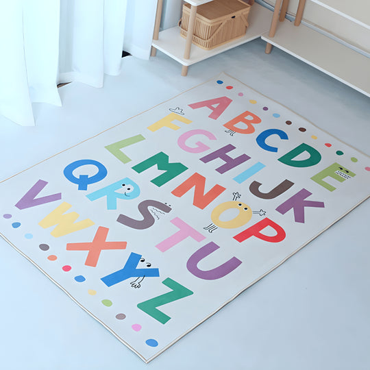 Alphabet kids rug 100×150 cm soft colorful anti-slip educational playmat for children – Lebanon Beirut