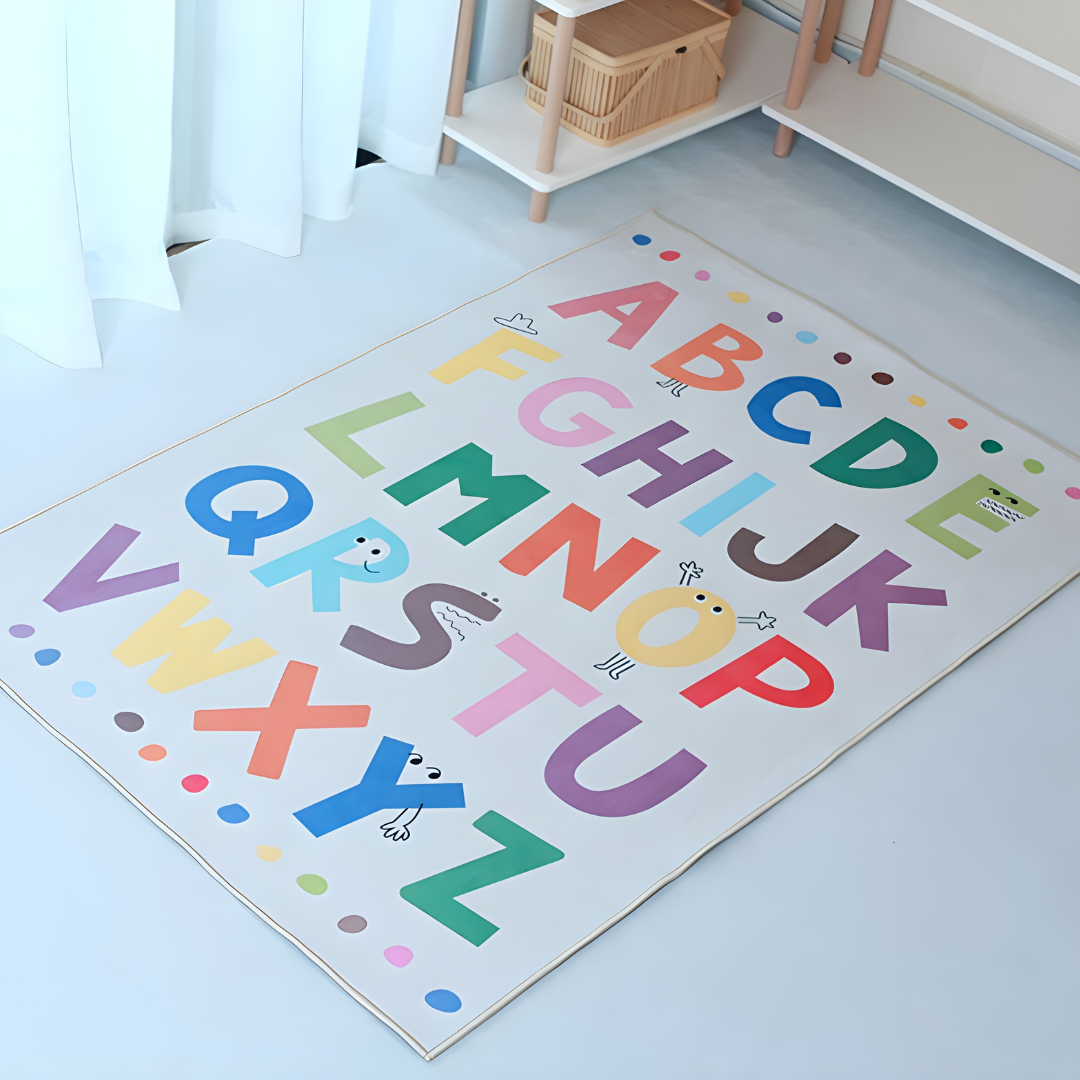 Colorful Letter Premium Play Rug 100 × 150 CM