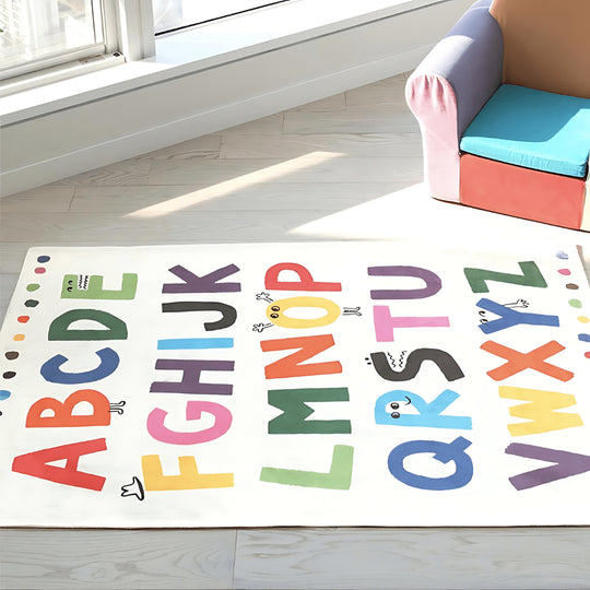 Alphabet kids rug 100×150 cm soft colorful anti-slip educational playmat for children – Lebanon Beirut