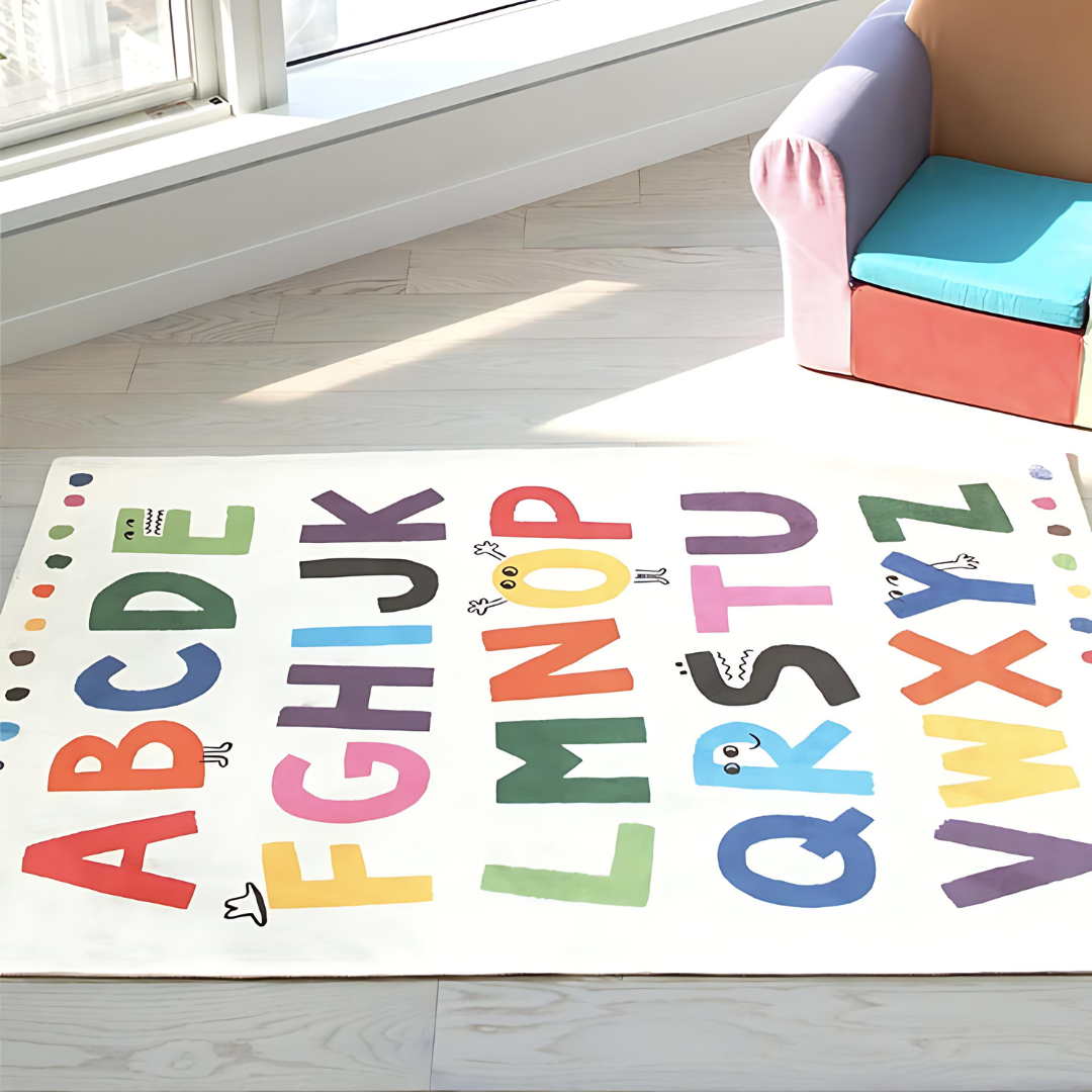 Colorful Letter Premium Play Rug 100 × 150 CM