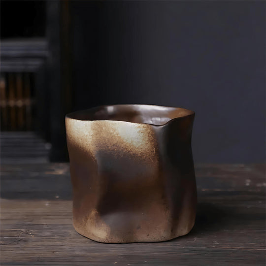 Chique 280ml vintage koffiemok in keramiekstijl