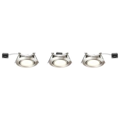 Livarno Lux Recessed spotlights, set of 3