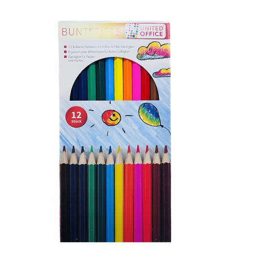 United Office Set Houten Potloden 12 Stuks