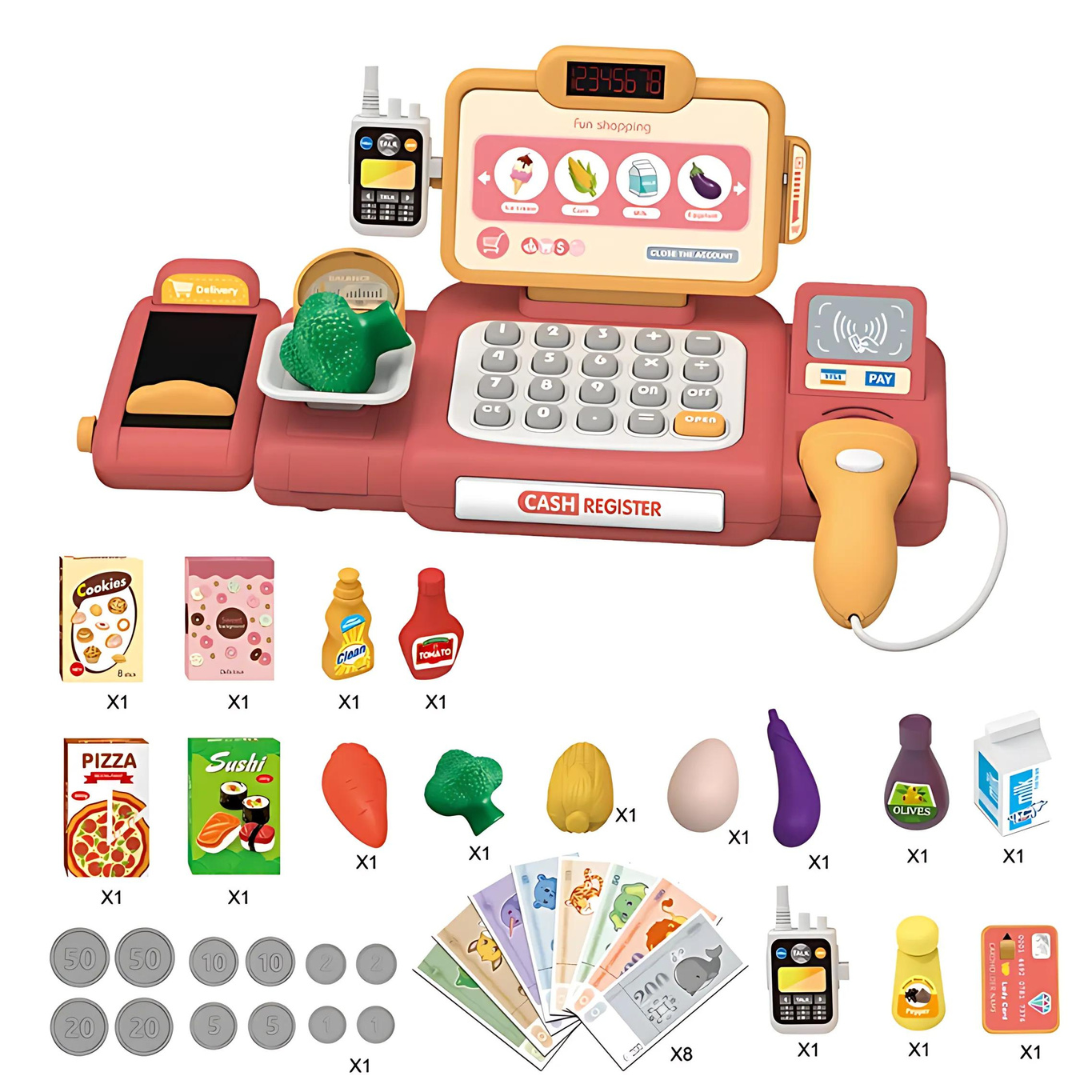 Battery-Operated Kids Supermarket Cash Register Toy