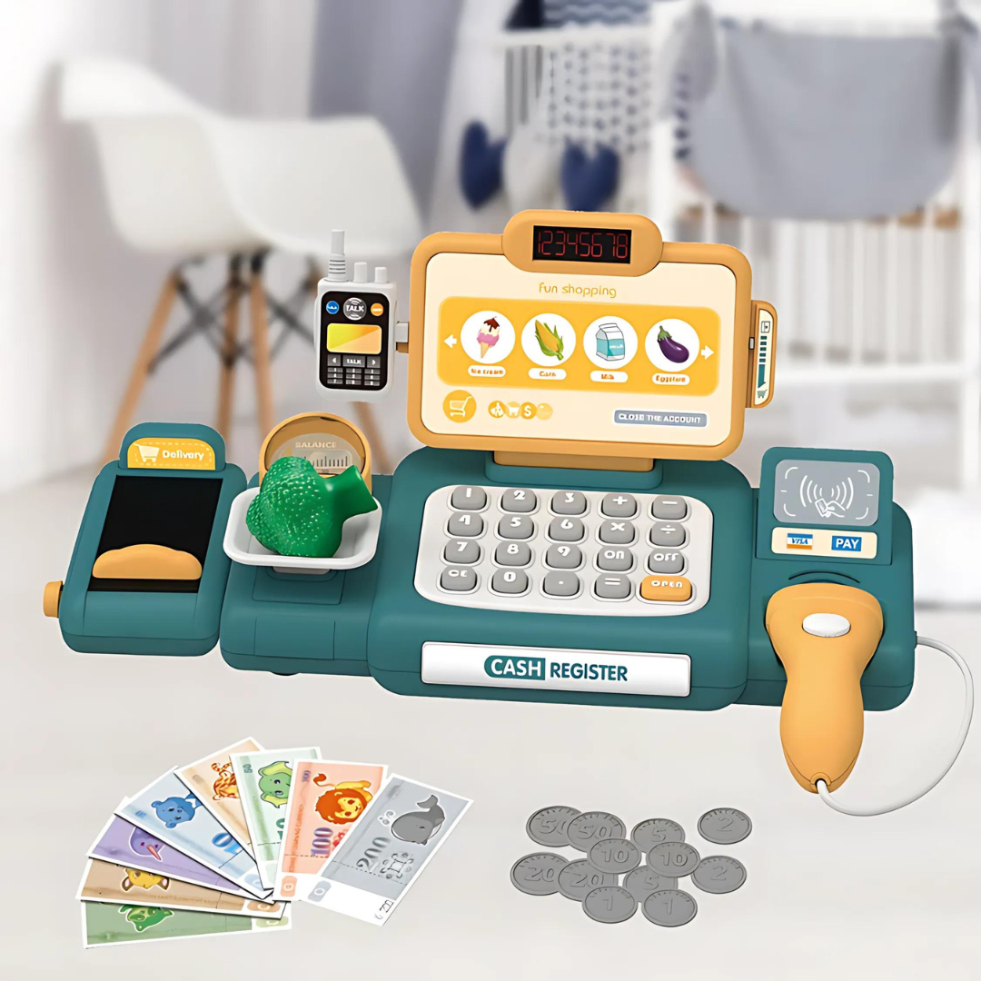 Battery-Operated Kids Supermarket Cash Register Toy