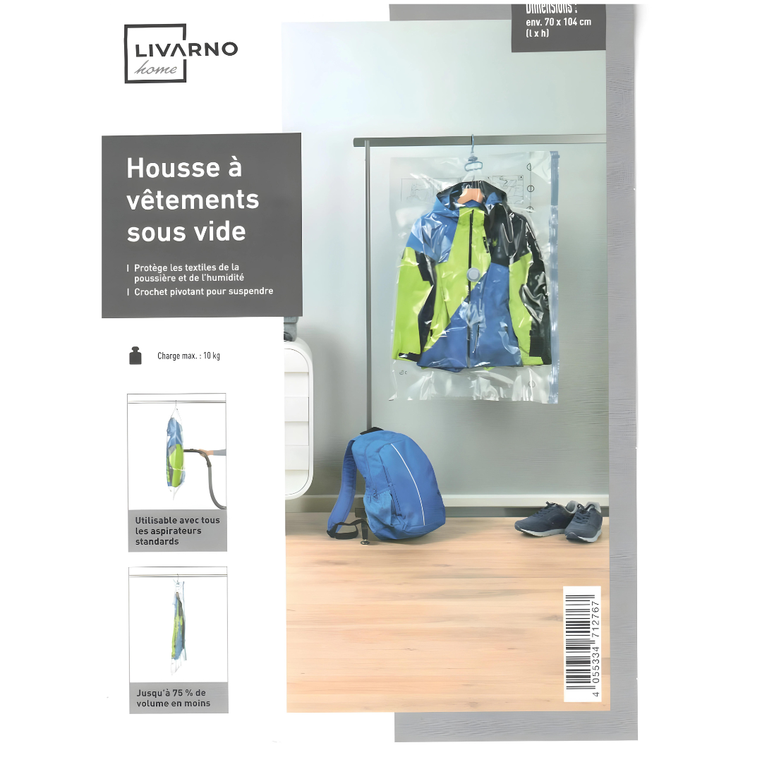 Livarno Home Vacuum Garment bag 70 × 104 cm