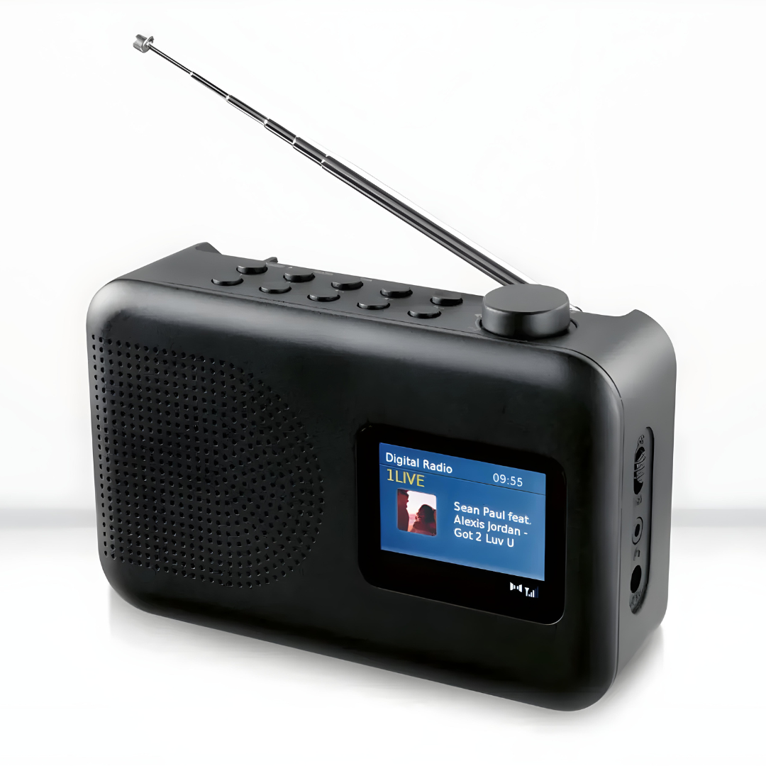 Silvercrest DAB+ Radio with Alarm Function Black Or White