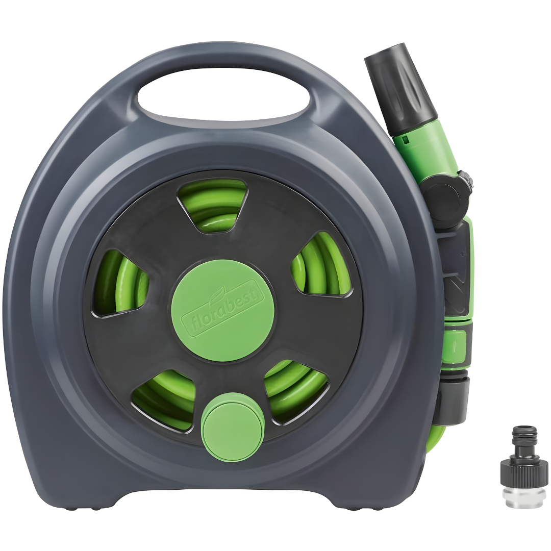 Florabest Compact Hose Reel Set 10m