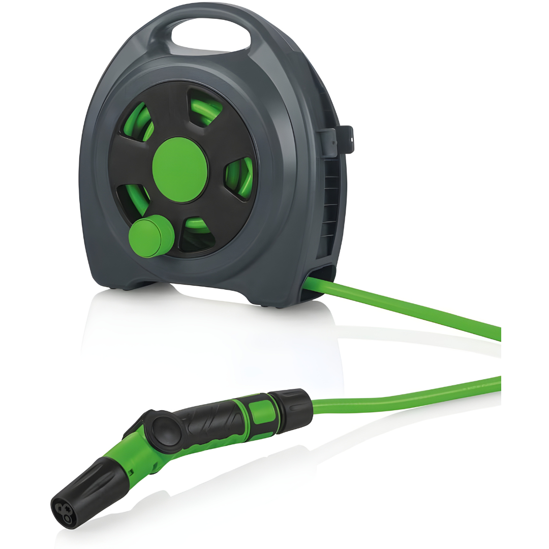 Florabest Compact Hose Reel Set 10m