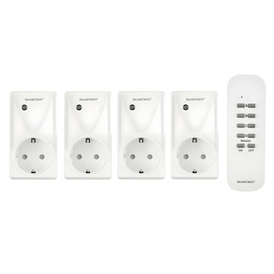 Wireless socket set, with remote control – EUROPEAN HOUSE HOLD