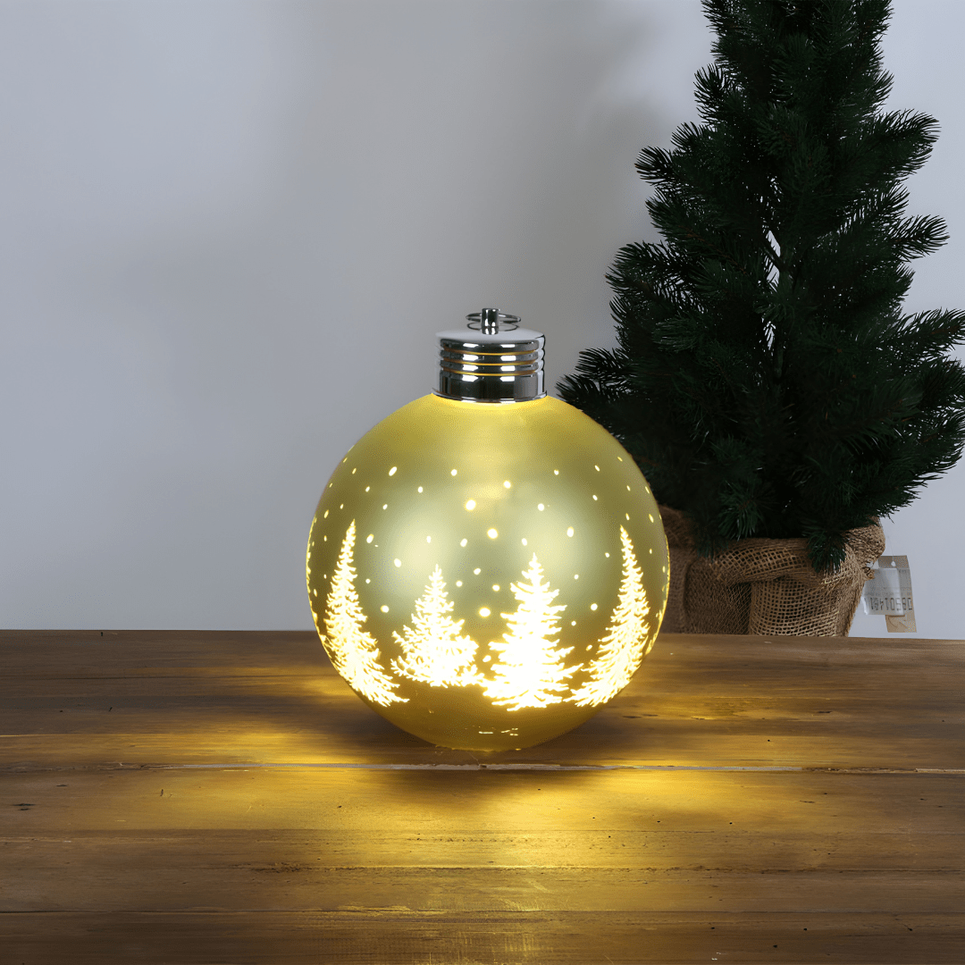 LED Christmas Ball 20cm – European Household - Lebanon