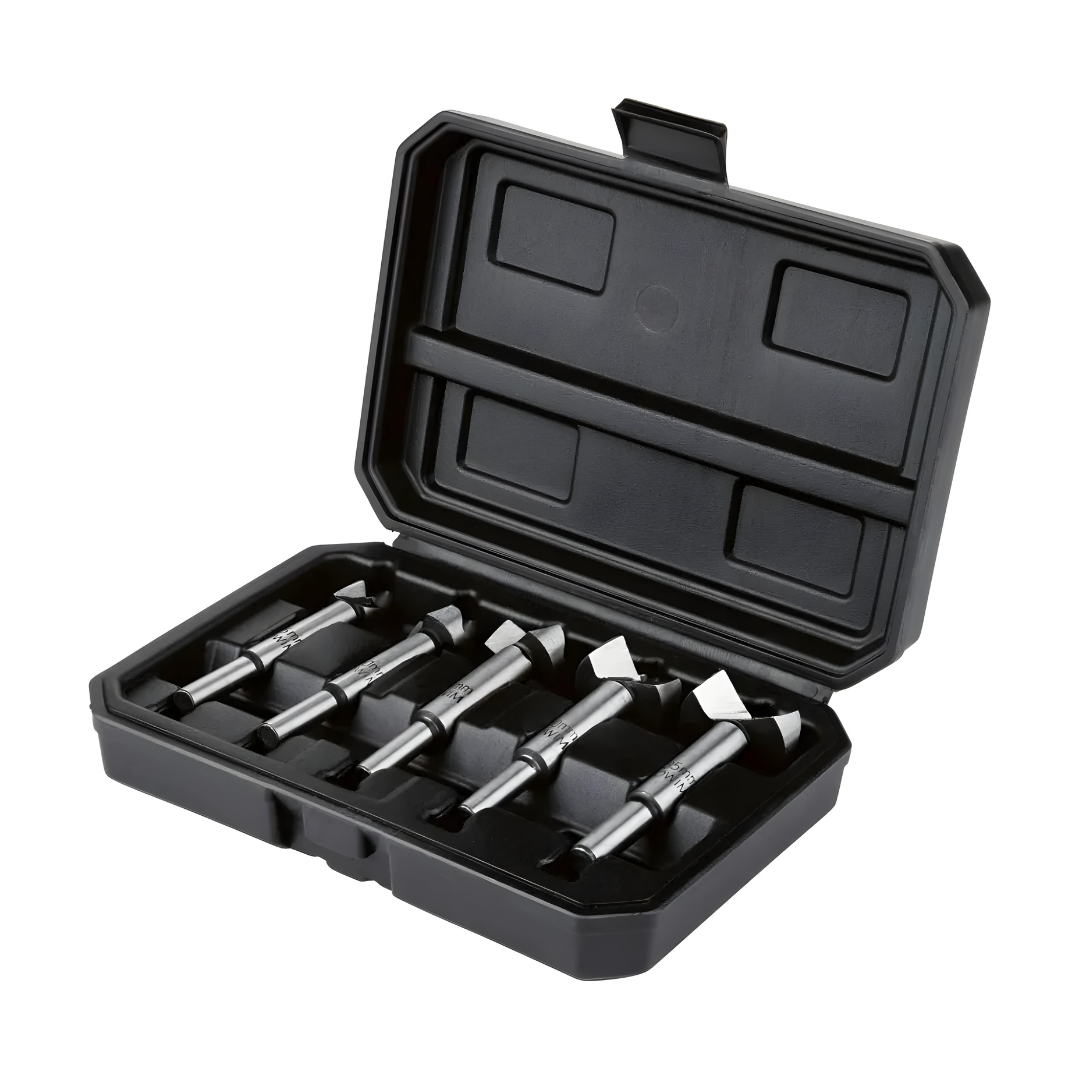 Parkside Wood Drill Bits, 5 With Practical Box