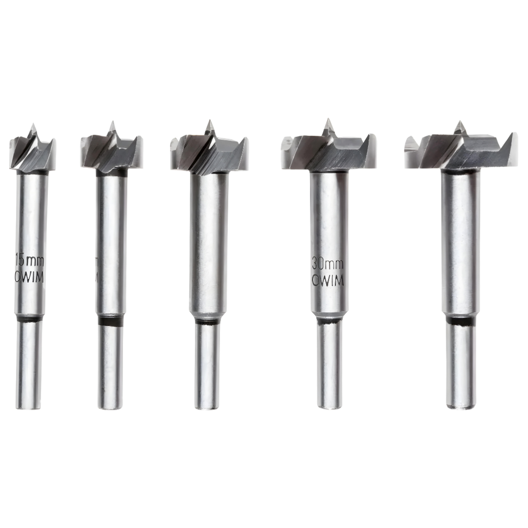 Parkside Wood Drill Bits, 5 With Practical Box