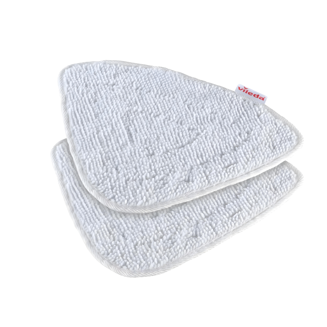 VILEDA Steam Microfibre Cloths, Set Of 2