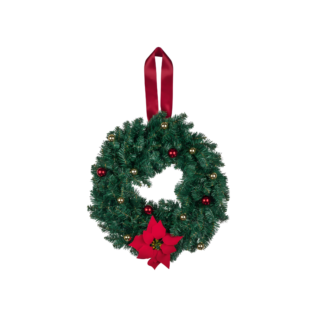 LIVARNO Home LED Christmas Wreath, 15 LEDs