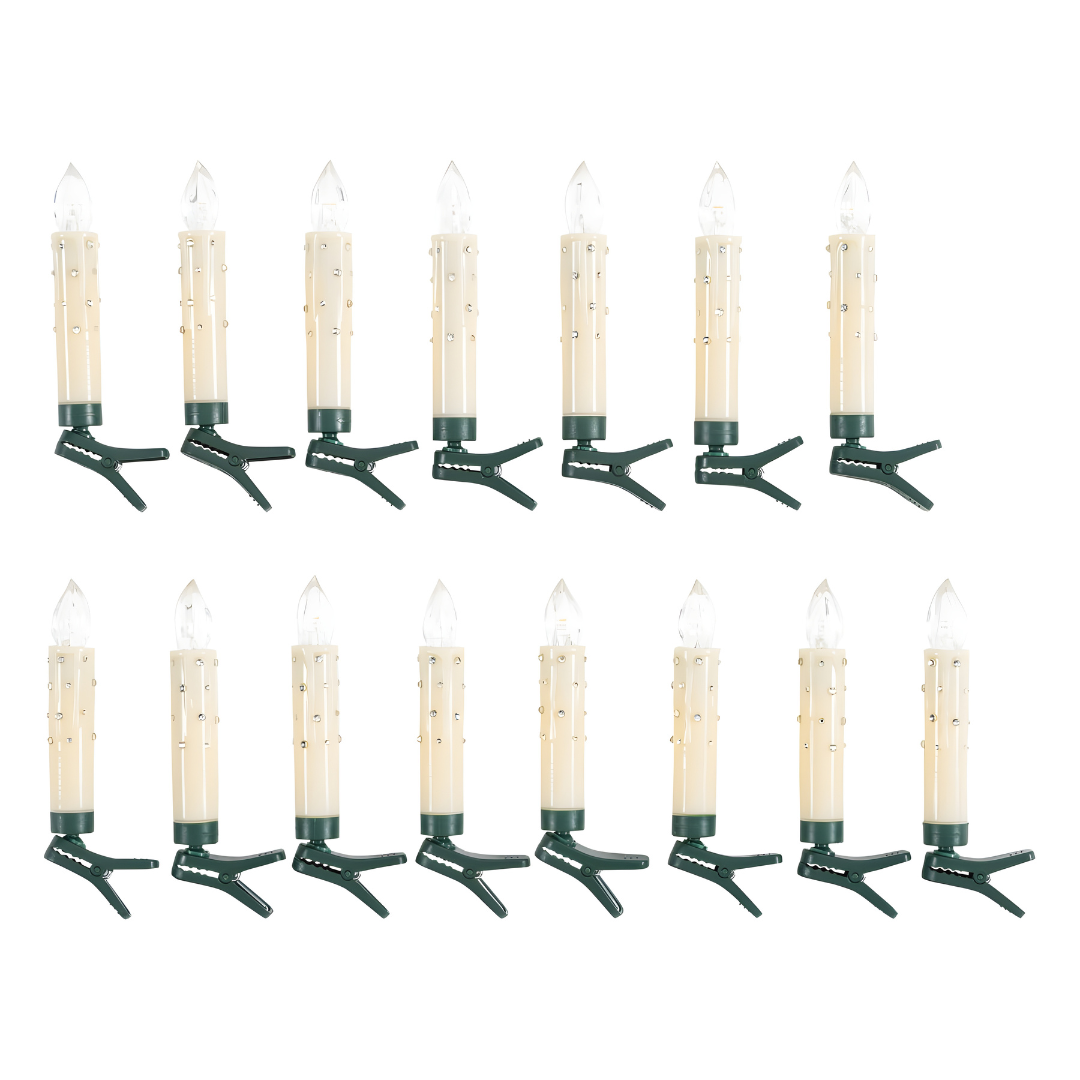 LIVARNO home Wireless LED Christmas tree candles, Wireless 15 Pieces